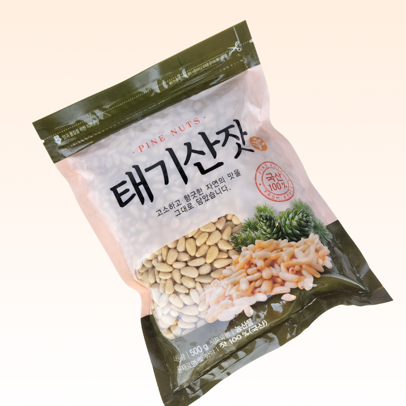 태기산잣,국내산 태기산잣(500g) 잣선물세트 황잣 백잣 견과 산지직송