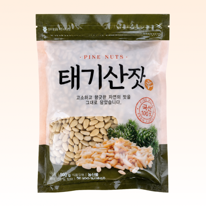 태기산잣,국내산 태기산잣(500g) 잣선물세트 황잣 백잣 견과 산지직송